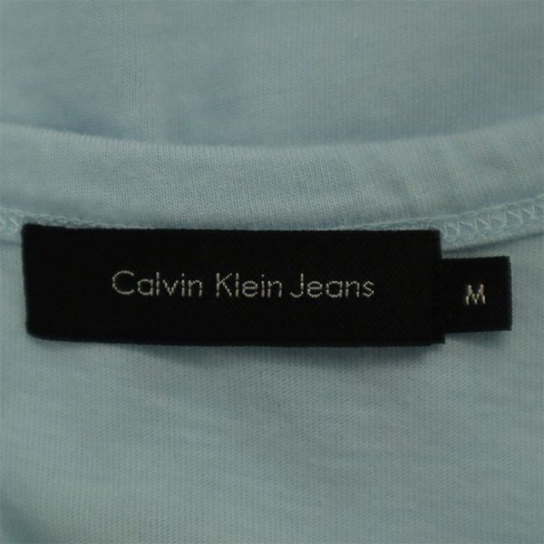 カルバンクラインジーンズ 半袖 Tシャツ M ブルー Calvin klein Jeans レディース