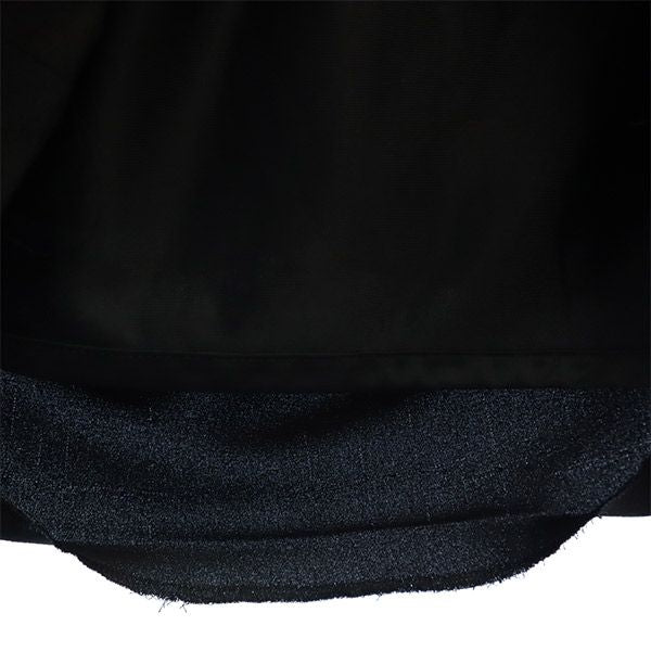 ENFOLD エンフォルド 半袖 フレンチスリーブ ワンピース 38 ブラック レディース