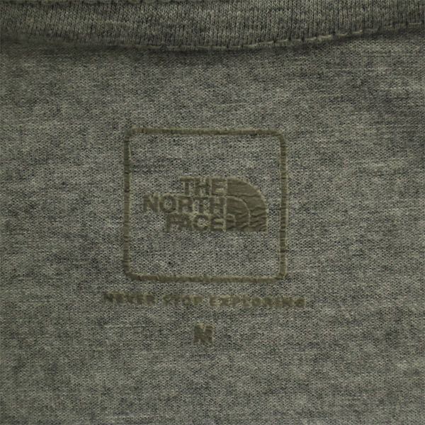 ザノースフェイス NT81980Z アウトドア プリント 半袖 Tシャツ M グレー THE NORTH FACE メンズ