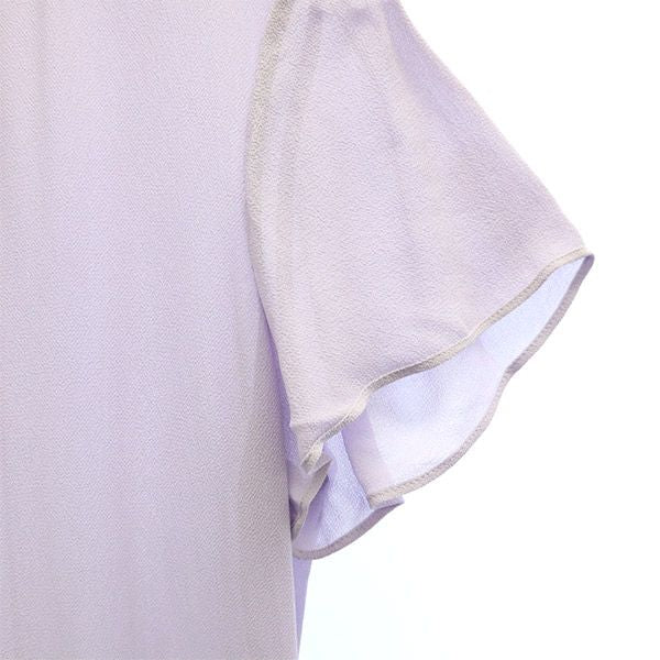 未使用 rag & bone ラグアンドボーン 半袖 シアー ロングワンピース S パープル レディース