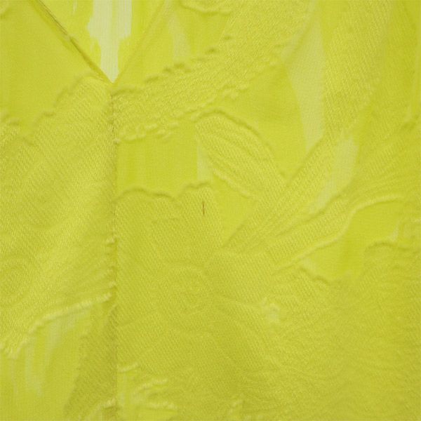 ドロシー シューマッハ 総柄 ノースリーブ シアー カットソー 2 イエロー DOROTHEE SCHUMACHER レディース