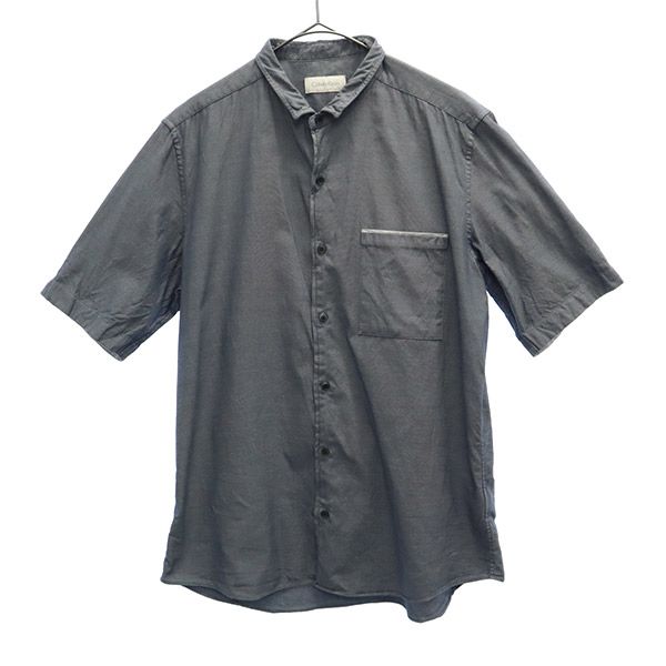 Calvin klein カルバンクライン 半袖 シャツ L グレー メンズ