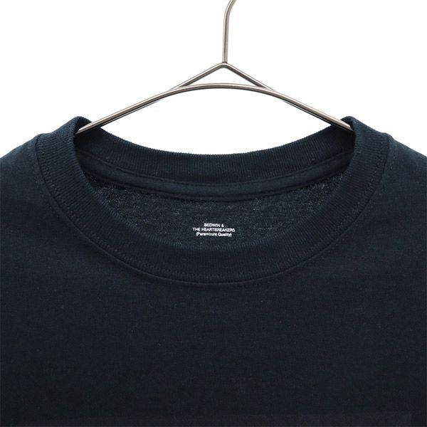 ベドウィンアンドザハートブレイカーズ プリント 半袖 Tシャツ ブラック系 BEDWIN & THE HEARTBREAKERS メンズ