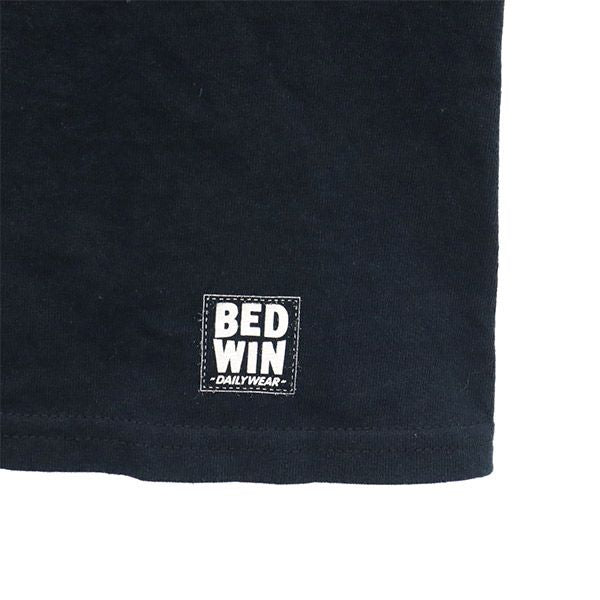 ベドウィンアンドザハートブレイカーズ プリント 半袖 Tシャツ ブラック系 BEDWIN & THE HEARTBREAKERS メンズ