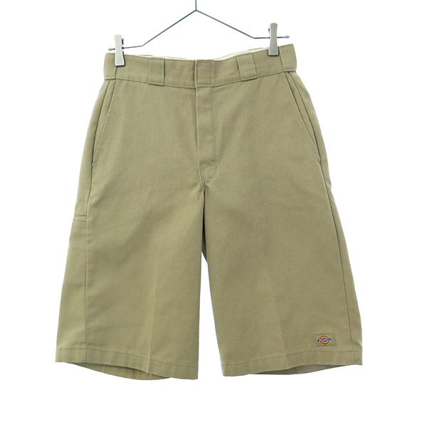 ディッキーズ ワークショートパンツ W28 ベージュ Dickies メンズ