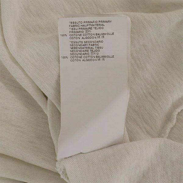 DSQUARED2 ディースクエアード イタリア製 プリント 半袖 Tシャツ L ホワイト メンズ