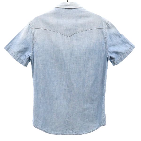 デニムアンドサプライ 半袖 デニムシャツ XS ブルー DENIM&SUPPLY RALPH LAUREN メンズ