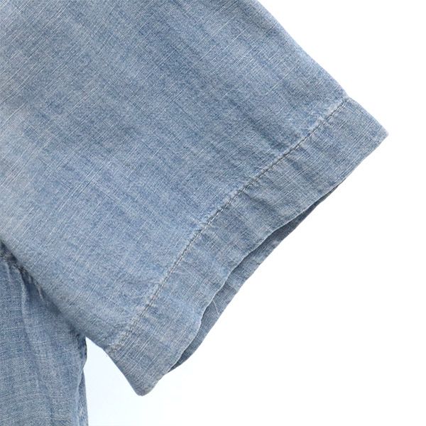デニムアンドサプライ 半袖 デニムシャツ XS ブルー DENIM&SUPPLY RALPH LAUREN メンズ