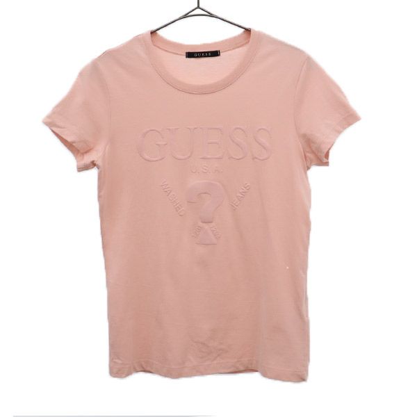 ゲス 半袖 Tシャツ XS ピンク Guess レディース