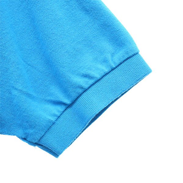 未使用 Polo by Ralph Lauren ポロバイラルフローレン 半袖 ポロシャツ M ブルー 鹿の子 メンズ