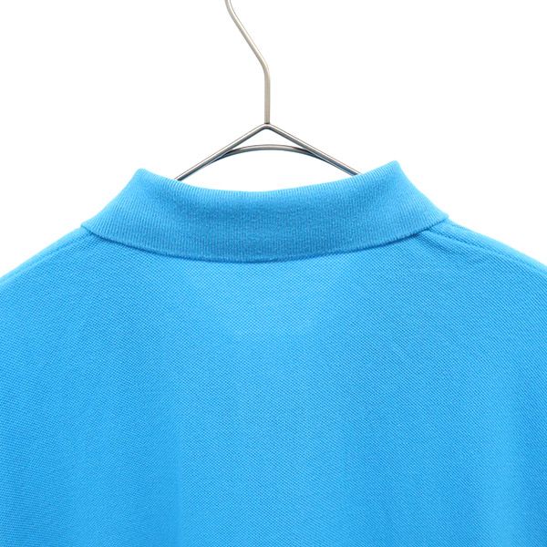 未使用 Polo by Ralph Lauren ポロバイラルフローレン 半袖 ポロシャツ M ブルー 鹿の子 メンズ