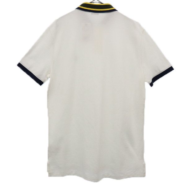 ポロラルフローレン 未使用 半袖 ポロシャツ M ホワイト POLO RALPH LAUREN 鹿の子 メンズ