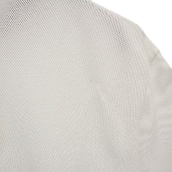 ポロラルフローレン 未使用 半袖 ポロシャツ M ホワイト POLO RALPH LAUREN 鹿の子 メンズ