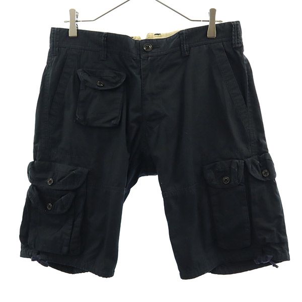ストーンウォルド カーゴショートパンツ L ブラック STONE WOLD メンズ