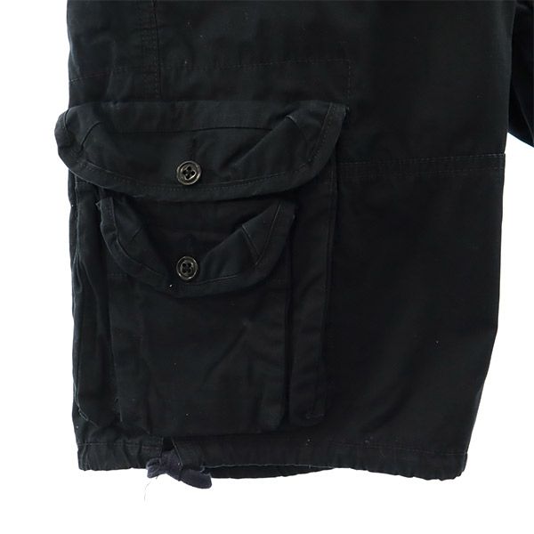ストーンウォルド カーゴショートパンツ L ブラック STONE WOLD メンズ