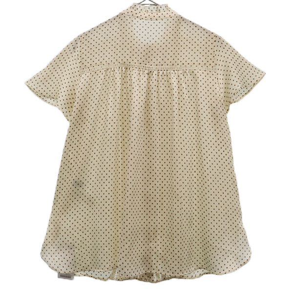 シップス ドット 半袖 ブラウス ONE SIZE ベージュ SHIPS シャツ レディース