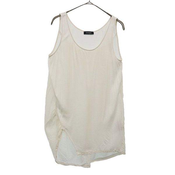 MAX&CO マックスアンドコー タンクトップ S ホワイト レディース