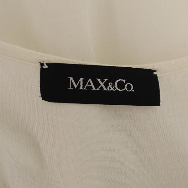 MAX&CO マックスアンドコー タンクトップ S ホワイト レディース
