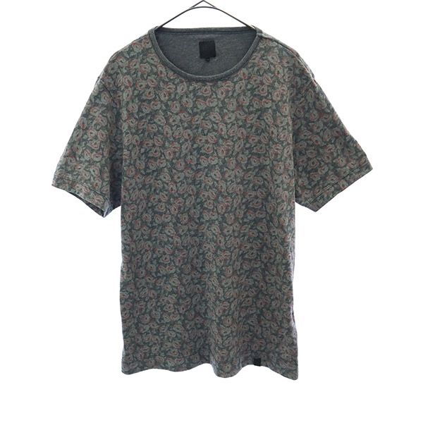 Pretty Green プリティーグリーン 花柄 半袖 Tシャツ 4 グレー メンズ