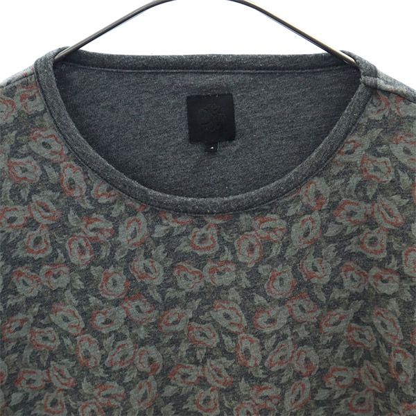 Pretty Green プリティーグリーン 花柄 半袖 Tシャツ 4 グレー メンズ