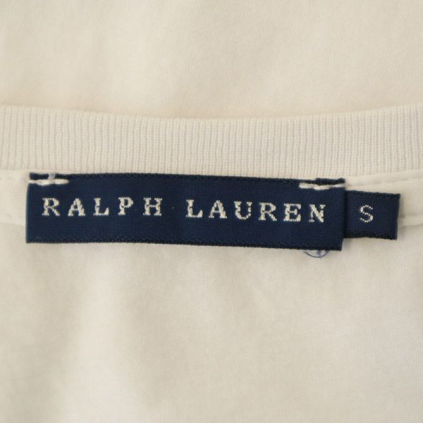 ラルフローレン 半袖 Tシャツ S ホワイト RALPH LAUREN レディース