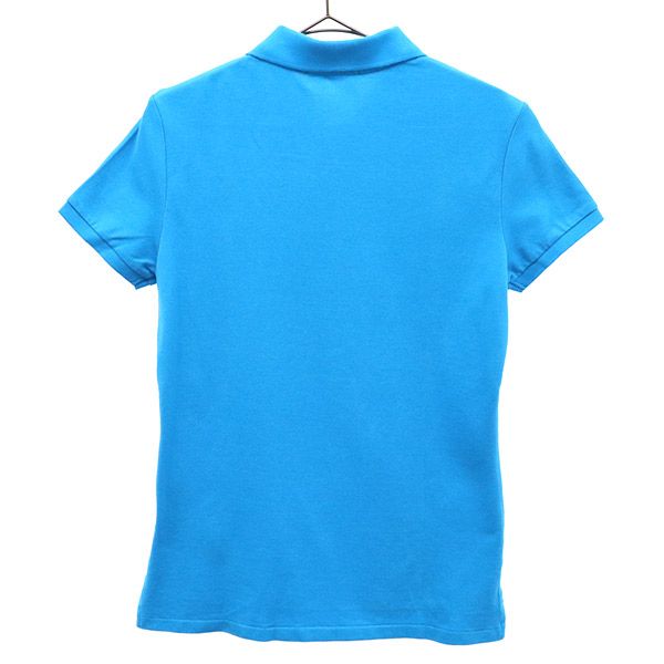 ポロラルフローレン 未使用 半袖 ポロシャツ M ブルー POLO RALPH LAUREN 鹿の子 レディース