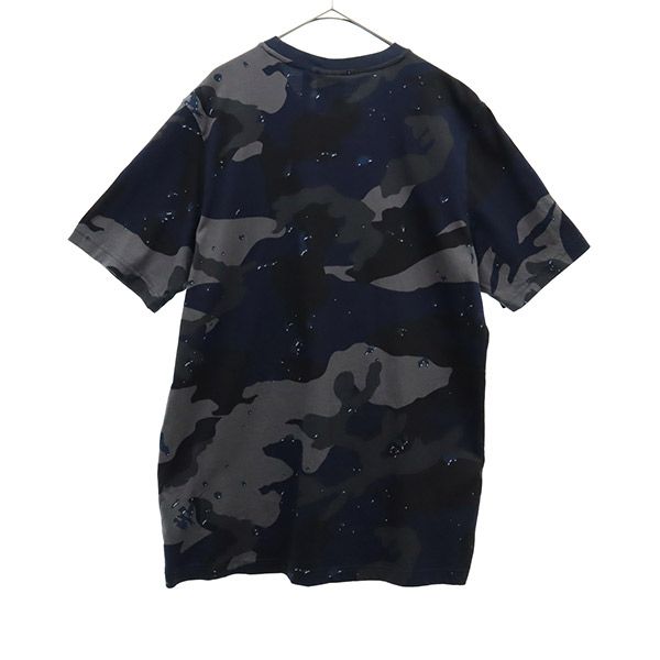 アディダス トレフォイルロゴ 総柄 半袖 Tシャツ O ネイビー系 adidas メンズ