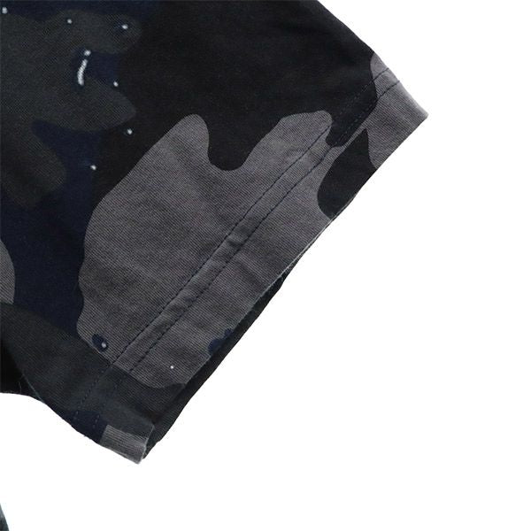 アディダス トレフォイルロゴ 総柄 半袖 Tシャツ O ネイビー系 adidas メンズ