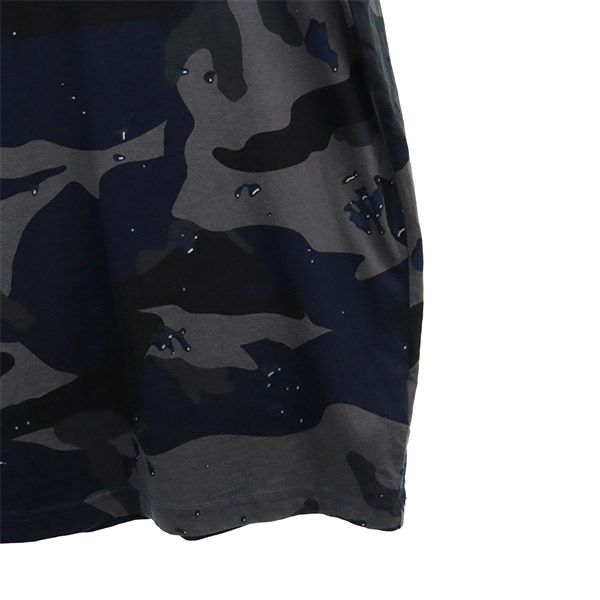 アディダス トレフォイルロゴ 総柄 半袖 Tシャツ O ネイビー系 adidas メンズ