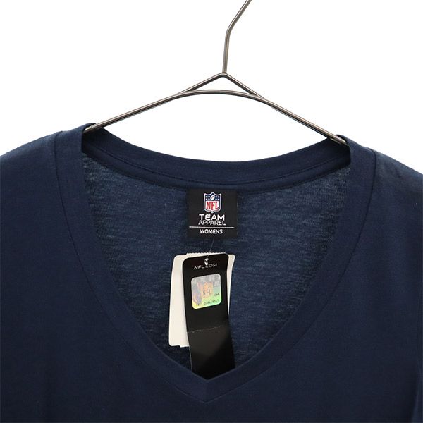 未使用 エヌエフエル プリント 半袖 Tシャツ M ネイビー NFL アメフト レディース
