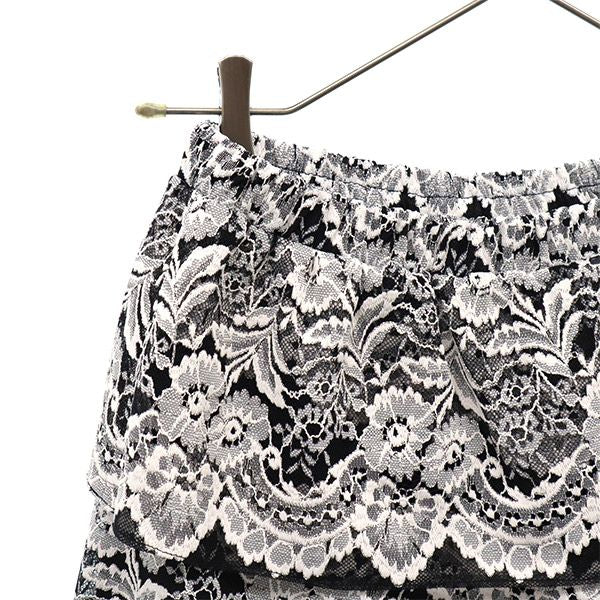 未使用 ANNA SUI アナスイ USA製 レース ショートパンツ 4 ブラック レディース