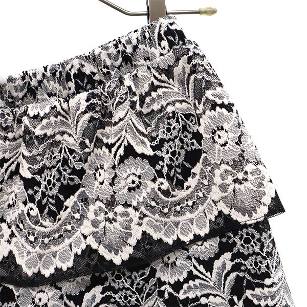 未使用 ANNA SUI アナスイ USA製 レース ショートパンツ 4 ブラック レディース