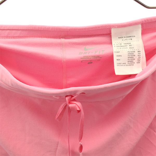 ナイキ テニス インナーパンツ付 スコート S ピンク NIKE トレーニング レディース
