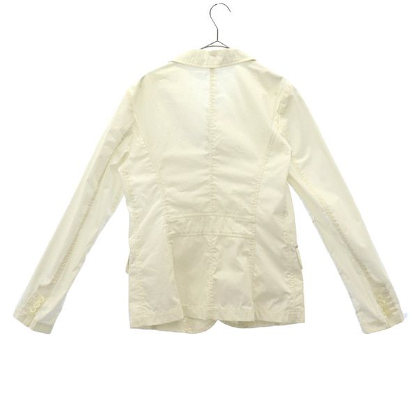 Mabrun マブルン イタリア製 テーラードジャケット 42 ホワイト レディース