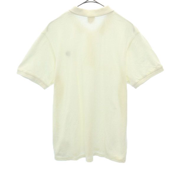 デウスエクスマキナ 半袖 ポロシャツ SMALL ホワイト Deus Ex Machina 鹿の子地 メンズ