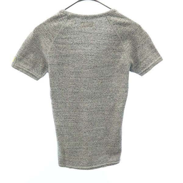 ハリウッドランチマーケット 日本製 半袖 Tシャツ S グレー HOLLYWOOD RANCH MARKET レディース