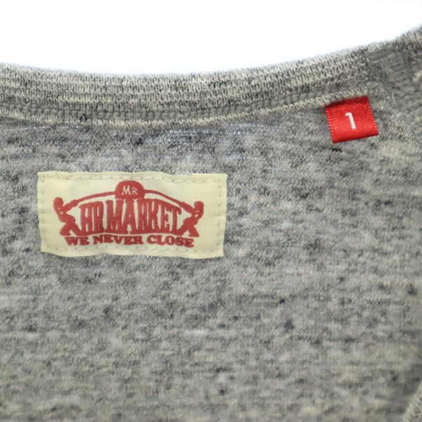 ハリウッドランチマーケット 日本製 半袖 Tシャツ S グレー HOLLYWOOD RANCH MARKET レディース
