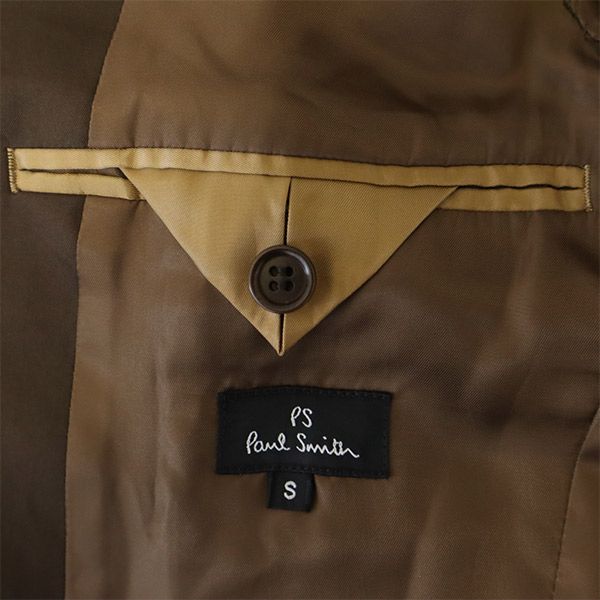 PS Paul Smith ピーエスポールスミス テーラードジャケット S ブラウン メンズ