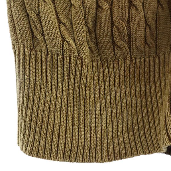 Ron Herman ロンハーマン コンチョボタン 長袖 コットンニット カーディガン XS ブラウン レディース