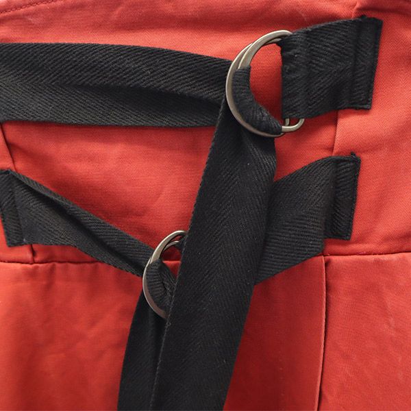 AMERI UNDRESSED アメリ ロング丈 フレアスカート M レッド レディース