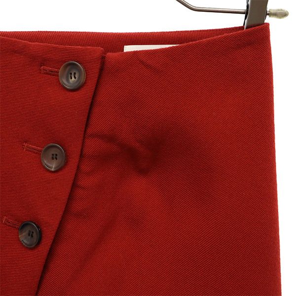 beautiful people ビューティフルピープル ウール フレアパンツ 34 レッド ガウチョパンツ レディース