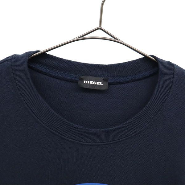 DIESEL ディーゼル プリント 長袖 スウェット トレーナー 16 ネイビー キッズ