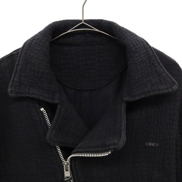 PORTER CLASSIC ポータークラシック 日本製 ライダースジャケット XS ブラック PC Kendo×PC Sashiko メンズ