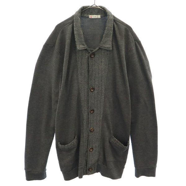 H2H エイチツーエイチ スウェット ジャケット 2XL グレー ヘリンボーン ビッグサイズ メンズ