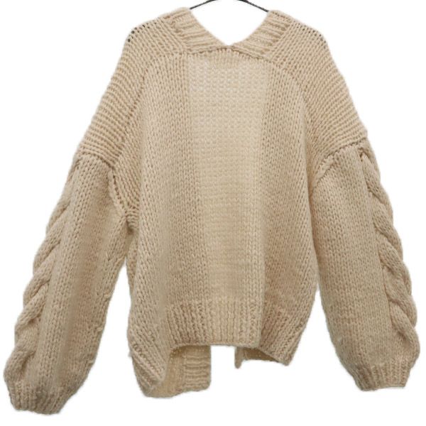 フレイアイディー 長袖 ローゲージハンド ニットカーディガン F ベージュ FRAY I.D FWNT214056 レディース