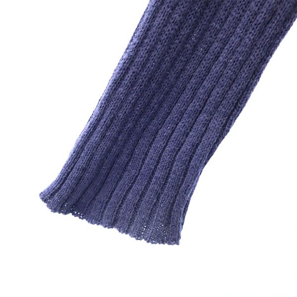 Mila Owen ミラオーウェン 長袖 キャミ付 リブ カーディガン 0 ブルー アンサンブル レディース