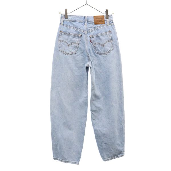 Levi's リーバイス ストレートデニムパンツ W25 ブルー ビッグE レディース