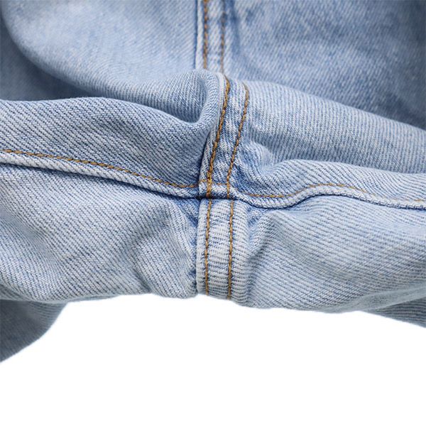 Levi's リーバイス ストレートデニムパンツ W25 ブルー ビッグE レディース