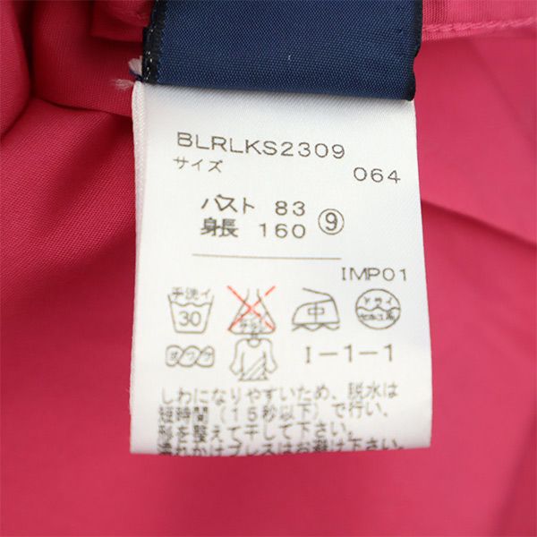 RALPH LAUREN ラルフローレン 刺繍 長袖 シャツ 9 ピンク レディース