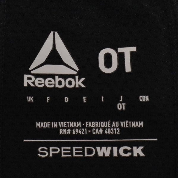 リーボック プリント ランニング 半袖 Tシャツ OT ブラック Reebok スポーツ レディース